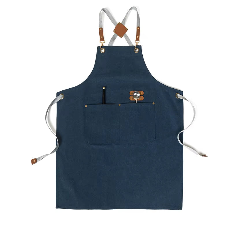 Cross back chefs apron unisex