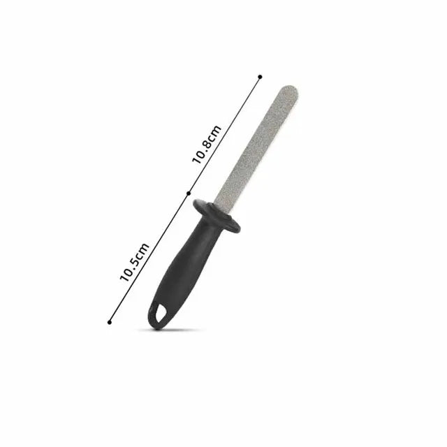 12Inch Diamond Knife Sharpener Rod,Professional Sharpening Steel