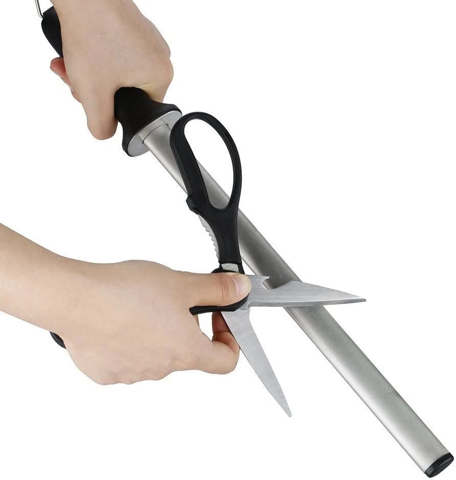 12Inch Diamond Knife Sharpener Rod,Professional Sharpening Steel