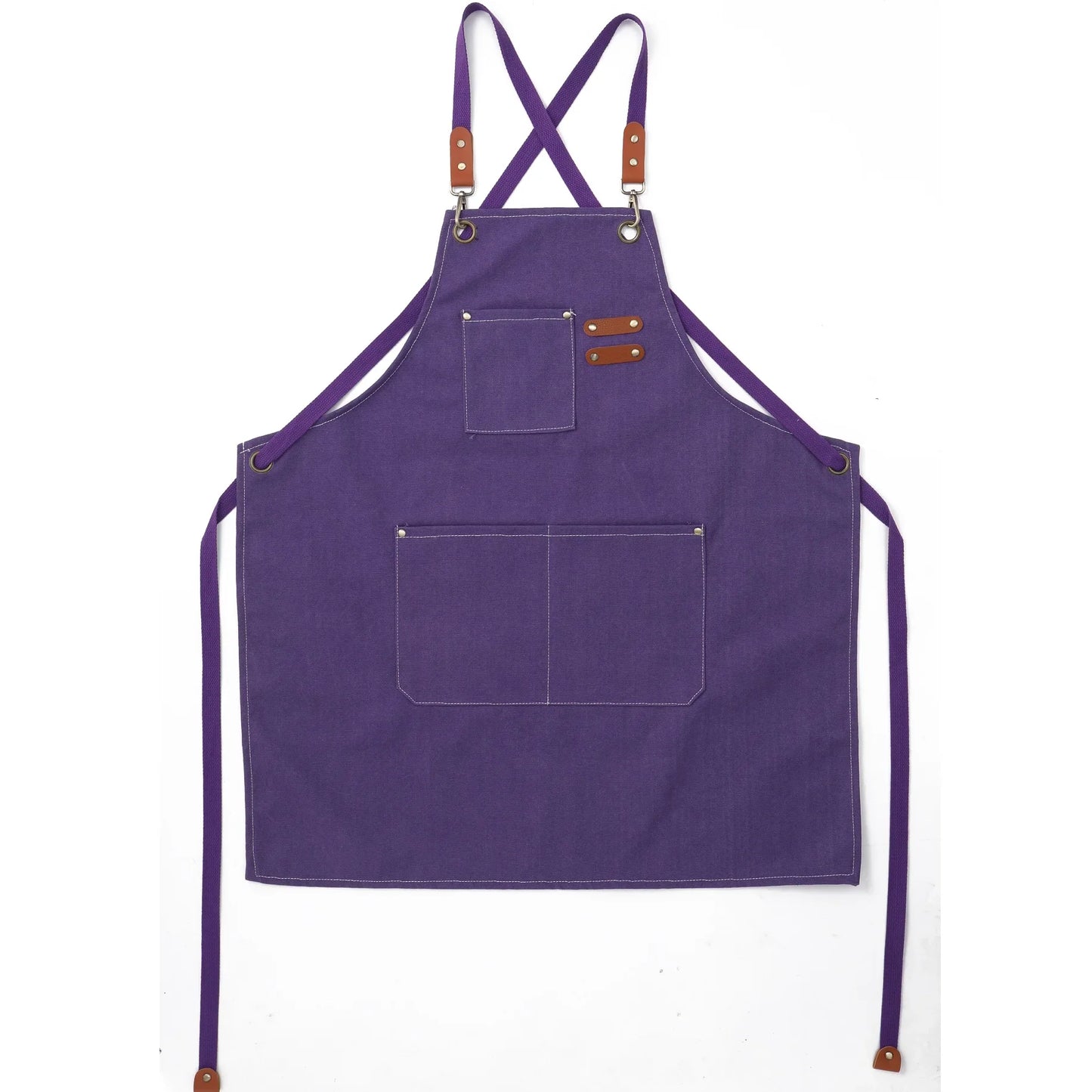 Kids Apron - Multipurpose Adjustable Straps Large Pockets Apron for Kids Boys Girls Painting Waterproof Apron Canvas Education Apron 6-14 Y
