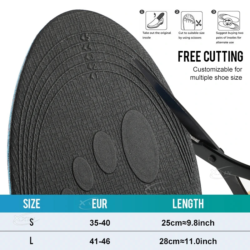 Arch Support Insole Orthopedic Insole Men Women Sport Shoe Insert Flat Foot Shoe Pad Size35-46