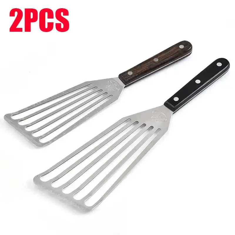 Fish Spatula with Wooden Handle - Kitchen Tools by Leeseph