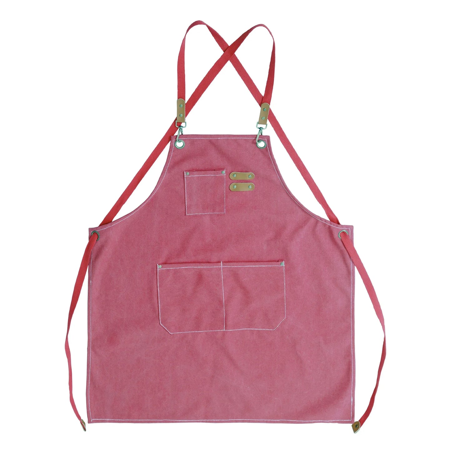 Kids Apron - Multipurpose Adjustable Straps Large Pockets Apron for Kids Boys Girls Painting Waterproof Apron Canvas Education Apron 6-14 Y