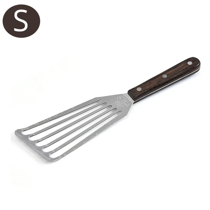 Fish Spatula with Wooden Handle - Kitchen Tools by Leeseph