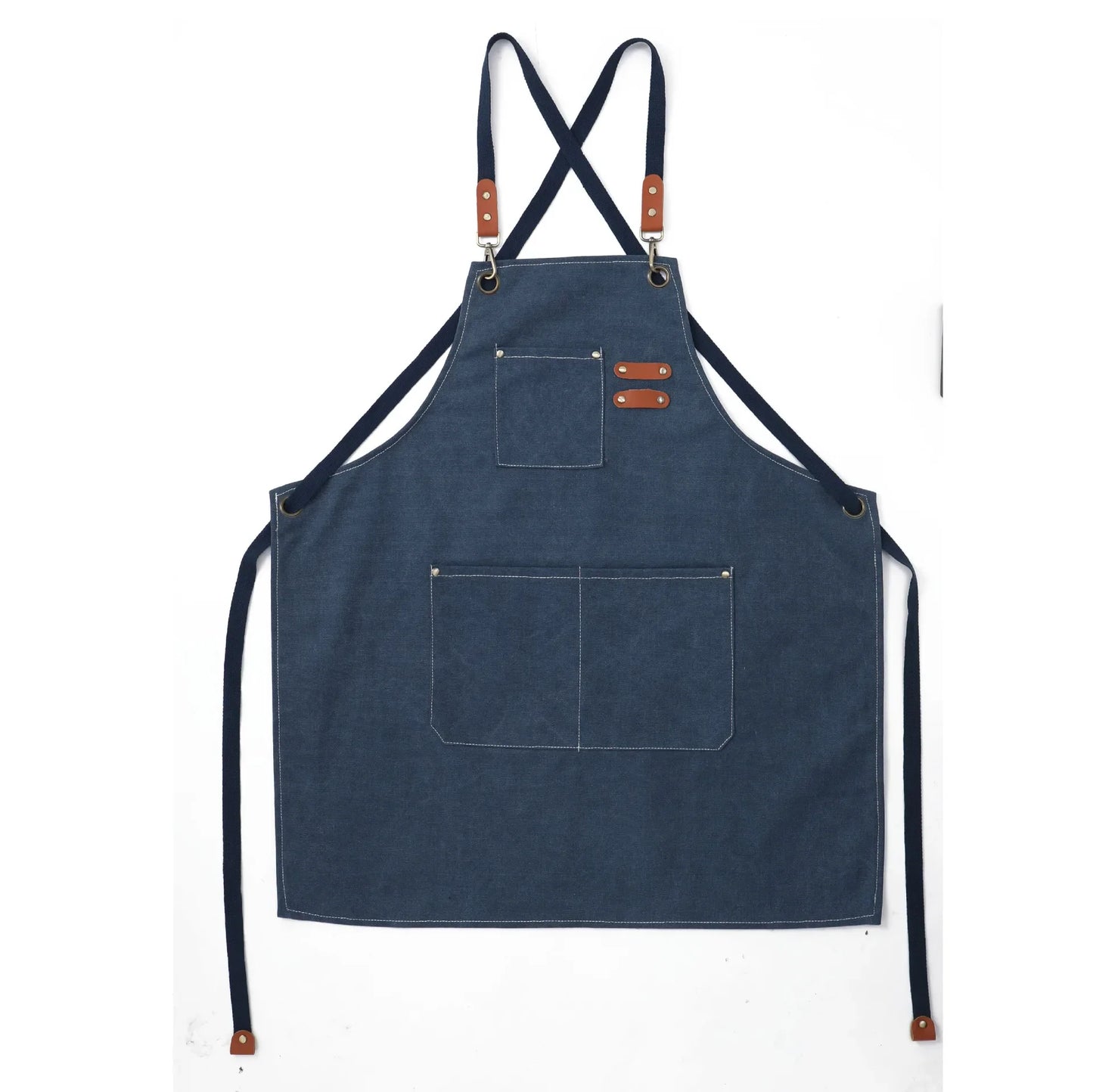 Kids Apron - Multipurpose Adjustable Straps Large Pockets Apron for Kids Boys Girls Painting Waterproof Apron Canvas Education Apron 6-14 Y