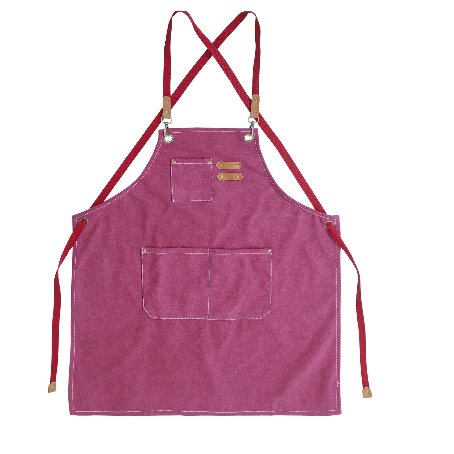 Kids Apron - Multipurpose Adjustable Straps Large Pockets Apron for Kids Boys Girls Painting Waterproof Apron Canvas Education Apron 6-14 Y