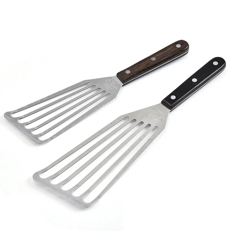 Fish Spatula with Wooden Handle - Kitchen Tools by Leeseph