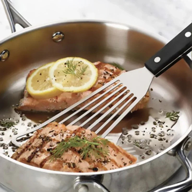 Fish Spatula with Wooden Handle - Kitchen Tools by Leeseph