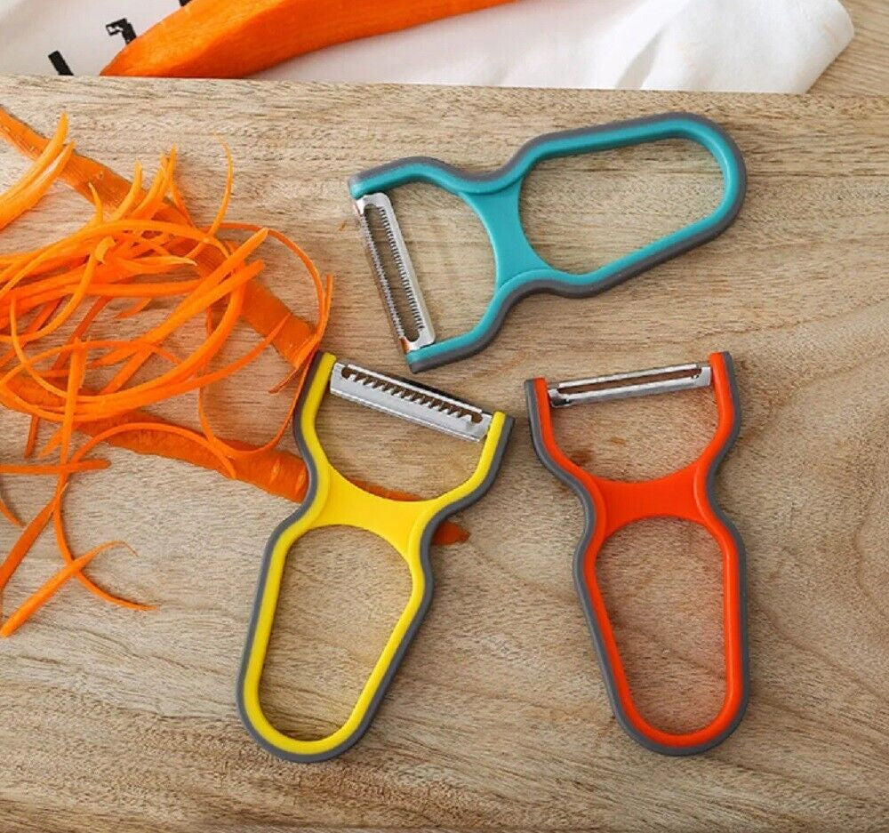 3 ea Peeler Set-Stainless Steel