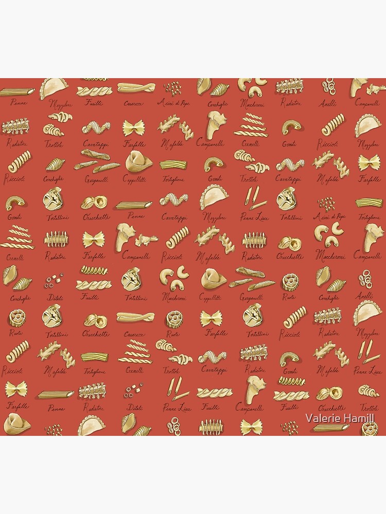 Italian Pasta Shapes Socks