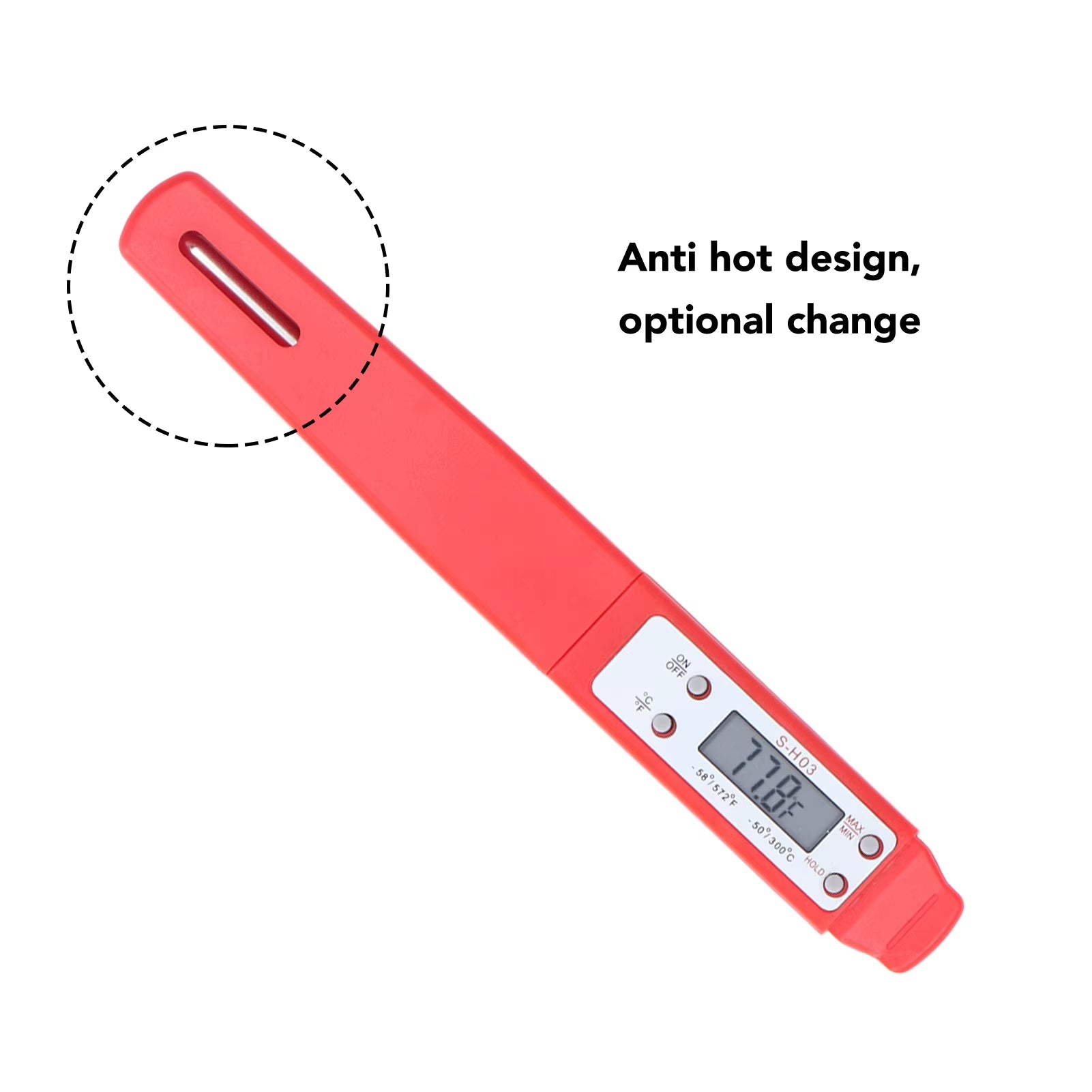 Digital Thermometer Automatic Calibration Pen Style High Accuracy Electronic Pocket Thermometer