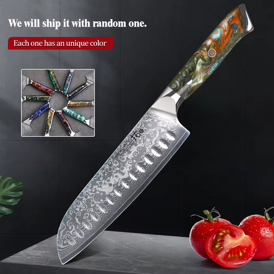 7 Inch Santoku Knife Real 67 Layer Damascus Super Steel Cut Meat Fish Vegetable Janpanese Cook Knife Sharp Kitchen Knife