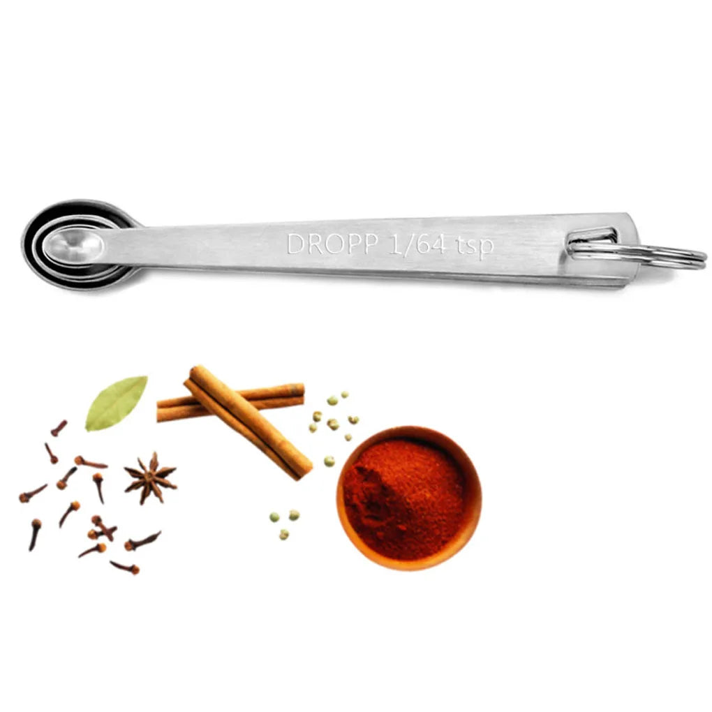 5Pcs Small Measuring Spoons Stainless Steel 