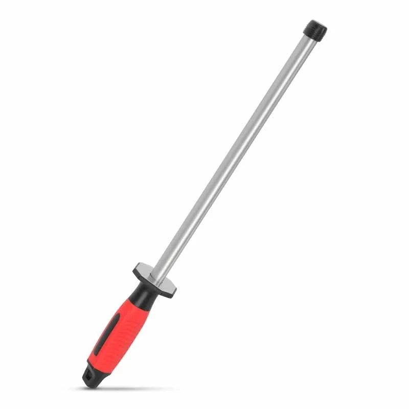 12Inch Diamond Knife Sharpener Rod,Professional Sharpening Steel 