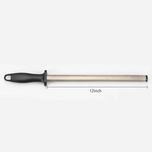 12Inch Diamond Knife Sharpener Rod,Professional Sharpening Steel 