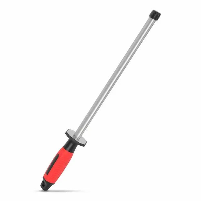 12Inch Diamond Knife Sharpener Rod,Professional Sharpening Steel 