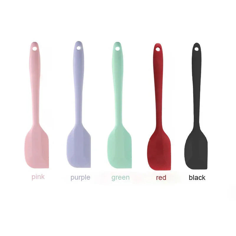 New Silicone cream spatula Non-stick butter spatula Heat-resistant kitchen baking tools DIY cake baking tools Ice Cream tools