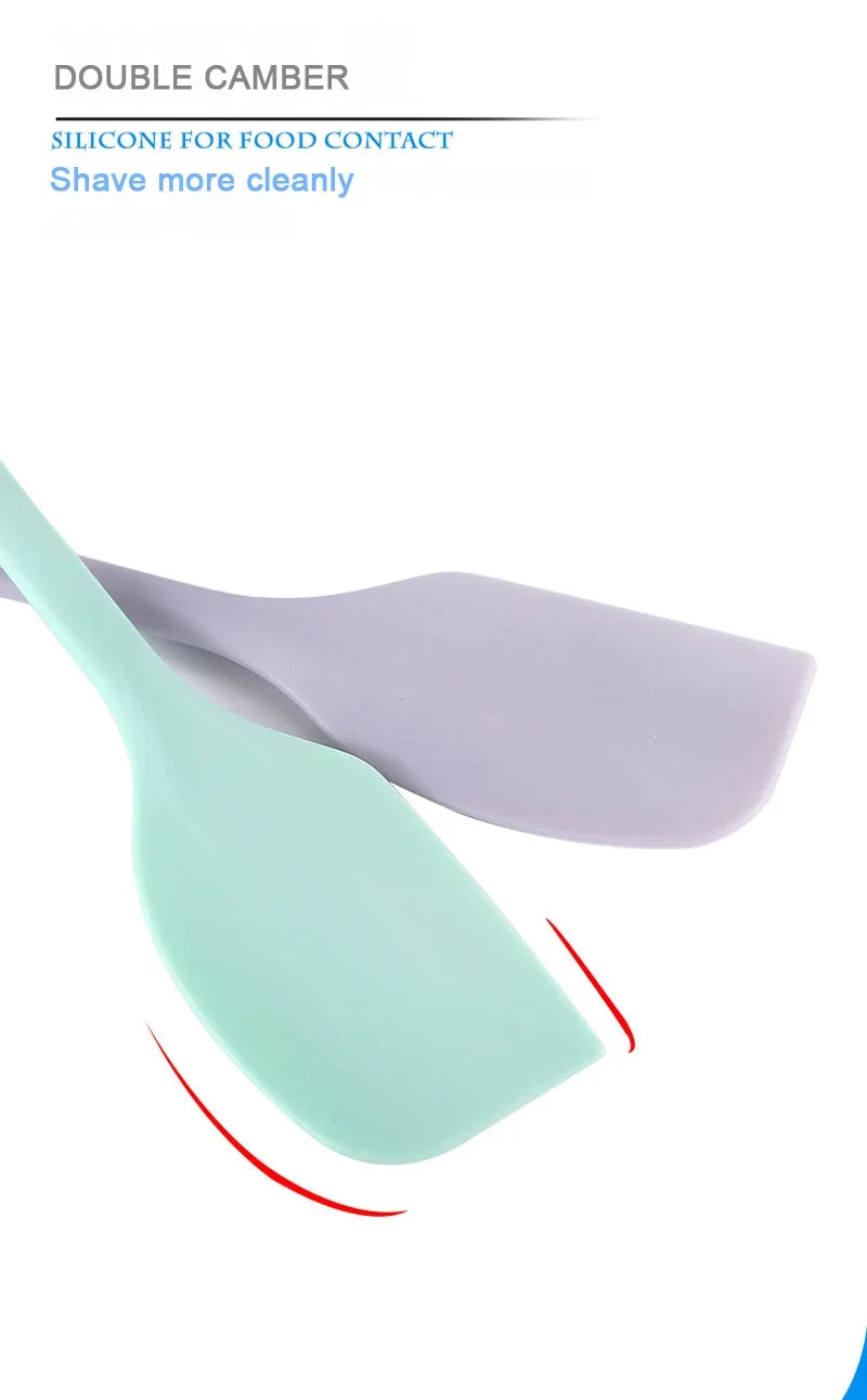 New Silicone cream spatula Non-stick butter spatula Heat-resistant kitchen baking tools DIY cake baking tools Ice Cream tools