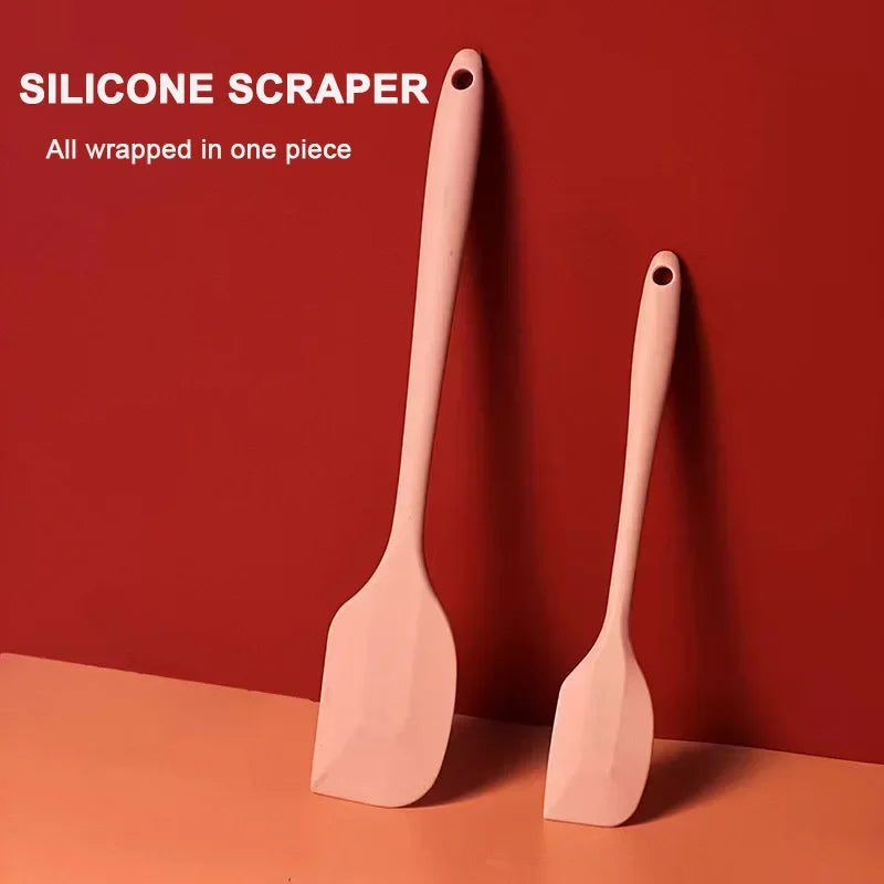 New Silicone cream spatula Non-stick butter spatula Heat-resistant kitchen baking tools DIY cake baking tools Ice Cream tools