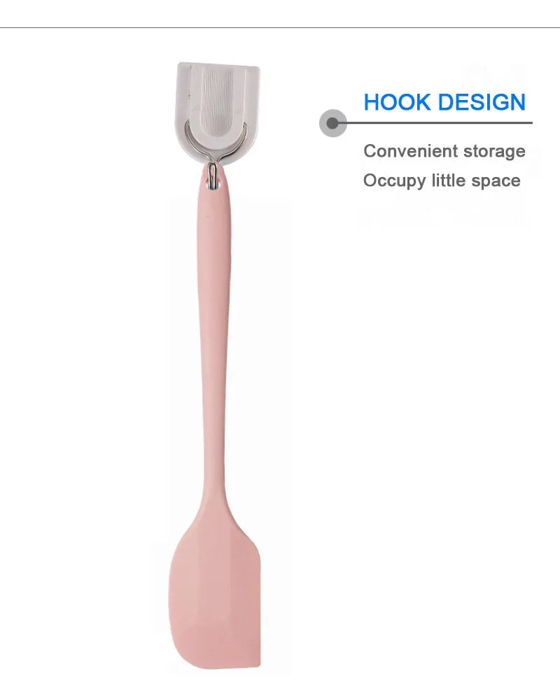 New Silicone cream spatula Non-stick butter spatula Heat-resistant kitchen baking tools DIY cake baking tools Ice Cream tools