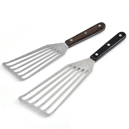 Fish Spatula with Wooden Handle - Kitchen Tools by Leeseph